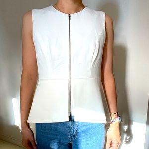 New with tag BCBGMAXAZRIA top with front zipper